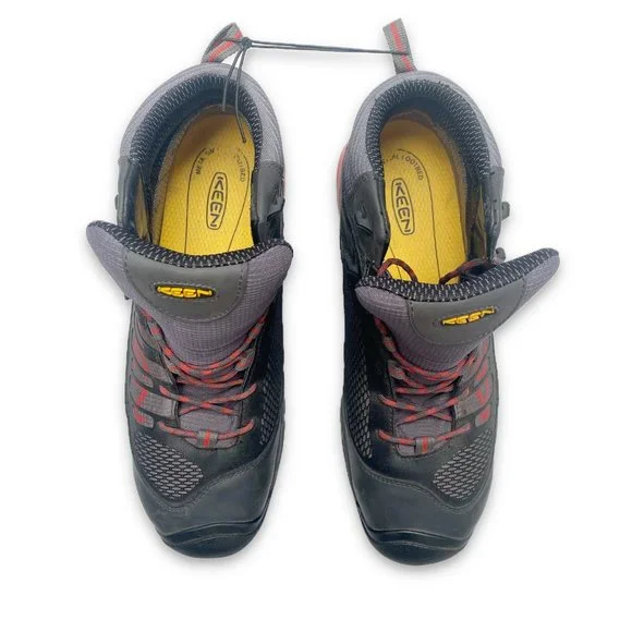 Keen - Black, Laceup, Waterproof Durable Hiking Shoes, Mens Size 13 - Picture 3 of 14